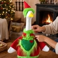 thumbnail image 5 of Qwtwty Christmas Lawn Goose Clothes for 23" Geese Statue, Yard Goose Decorations for Yard Lawn Outdoor Garden Patio Statue Xmas Santa Holiday Decor, 5 of 7