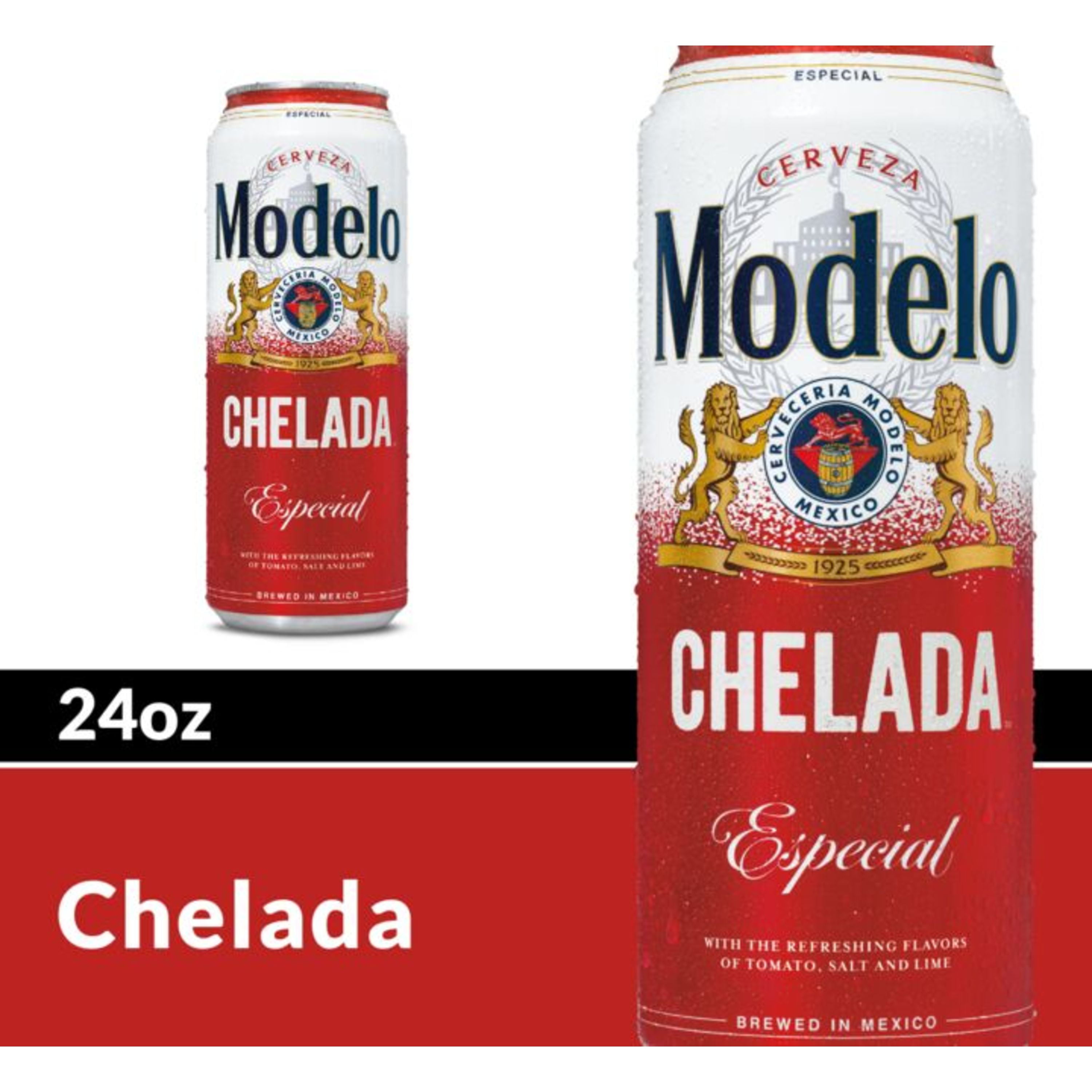 Modelo Chelada Especial Mexican Import Flavored Beer, 24 oz Can, % ABV –  Walmart Inventory Checker – BrickSeek