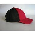 thumbnail image 1 of FA102 Fairway Cap Contrast Soft Mesh Back, Red, Black, 1 of 1