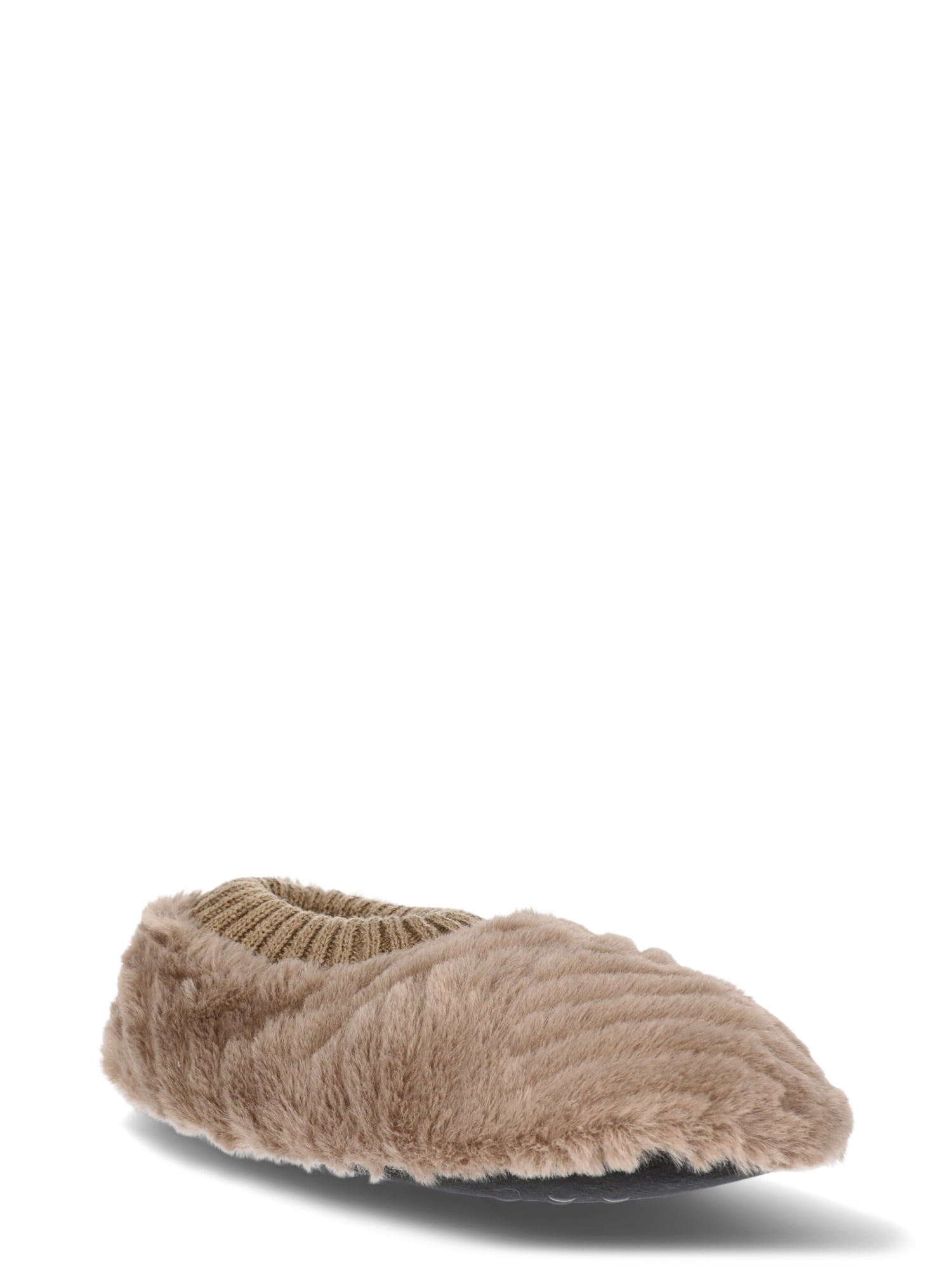 Fuzzy Babba Women's Textured Faux Fur Slipper Socks, 1-Pack, One Size