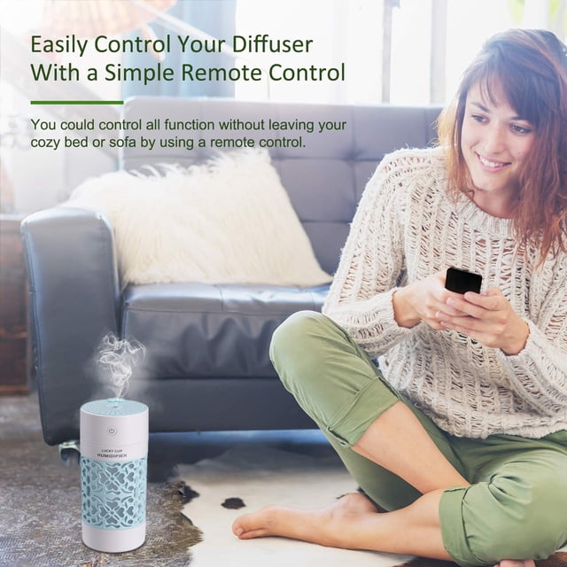 Lámpara Humidificador Botella Ganfancp Difusor Purificador Atomizador 1Pc Humidificador 1Pc Cable Usb