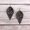 Black, variant on Bohemian Leopard Cheetah Spread Leaf Faux Leather Earrings Women Boho Jewelry