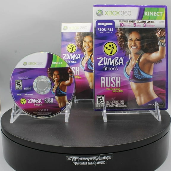 Restored Zumba Fitness: Rush Microsoft Xbox 360 Kinect (Refurbished)