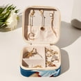 thumbnail image 6 of Tennis Travel Portable Square Jewelry Organizer with Ring, Earring, Necklace, and Bracelet Storage - Suitable for Girls and Women, 6 of 6