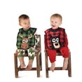 thumbnail image 5 of LazyOne Animal-Print Baby Bibs, Cute Baby Shower Gifts, One Size, Green Plaid (Moose, ONE SIZE), 5 of 5