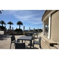 thumbnail image 3 of Compamia Ares 55" Resin Patio Dining Table in Dark Gray, 3 of 5