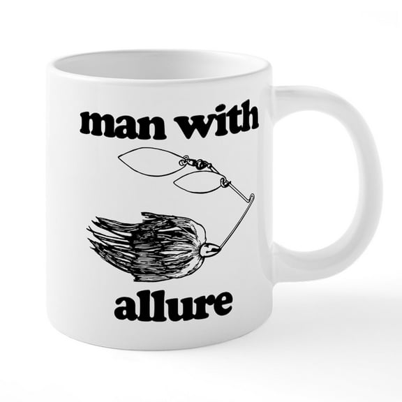CafePress - Man With Allure - 20 Oz White Ceramic Mega Mug