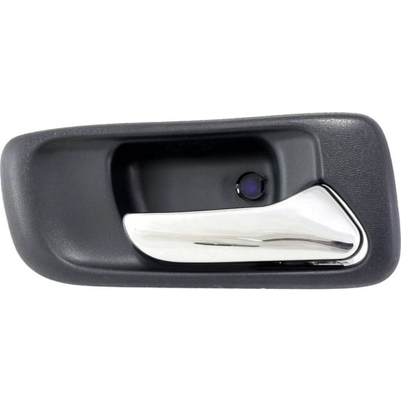 Interior Door Handle Compatible with 1998-2002 Honda Accord Front, Passenger Side Blue bezel with chrome lever