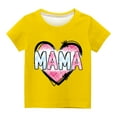 thumbnail image 3 of ibuvkizy Baby Girl Clothes Graphic Round Neck Crop Top Girls Short-Sleeve T-Shirt Tops, 3 of 3