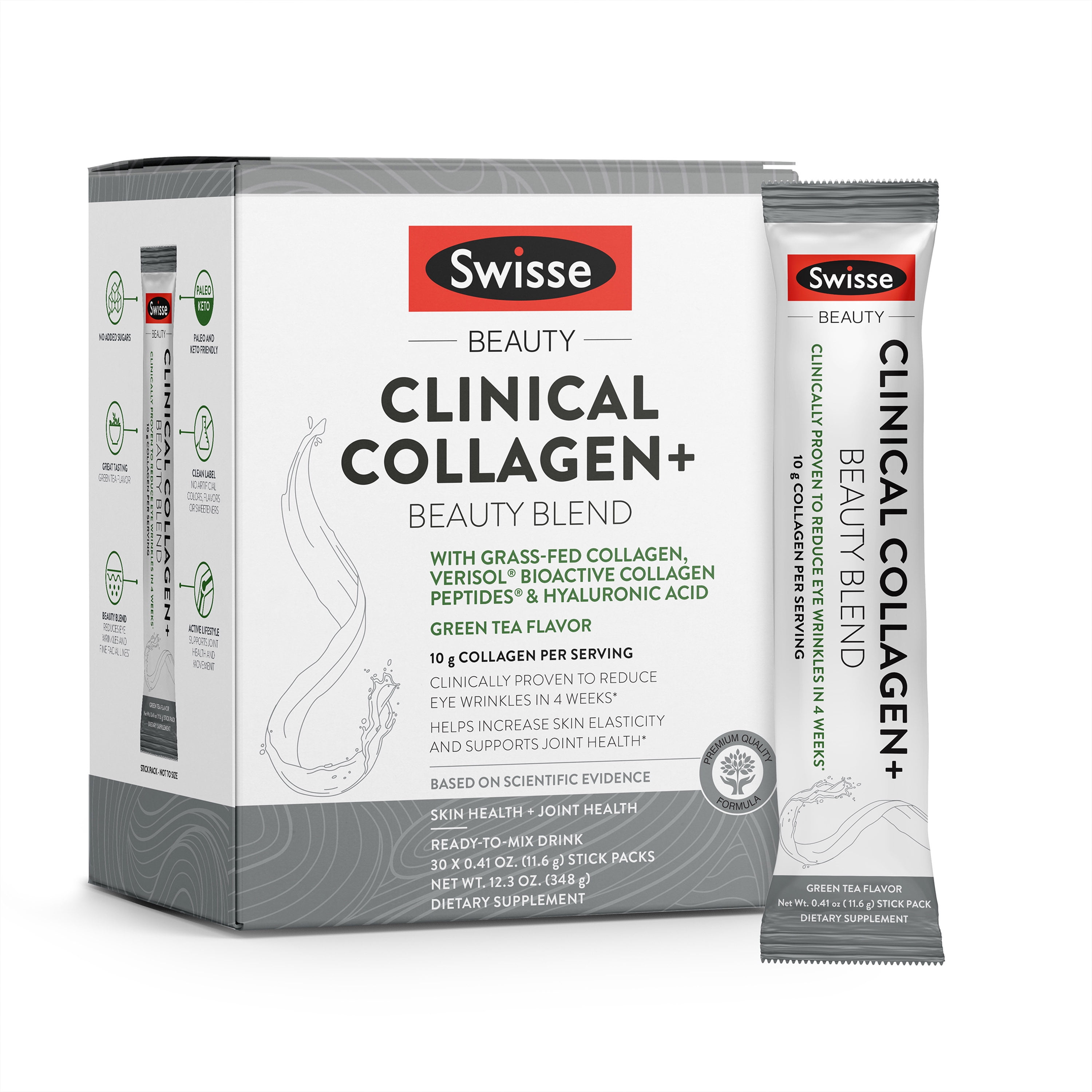 Swisse Clinical Collagen+ Beauty Blend, GrassFed Collagen, VERISOL