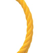Koch 7023536 0.25 in. x 100 ft. Yellow Twisted Polypropylene Rope