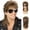 A-Brown, variant on Phocas Mens Wig with Brown for Men Mullet Wigs with Bangs 70s 80s Male Wig