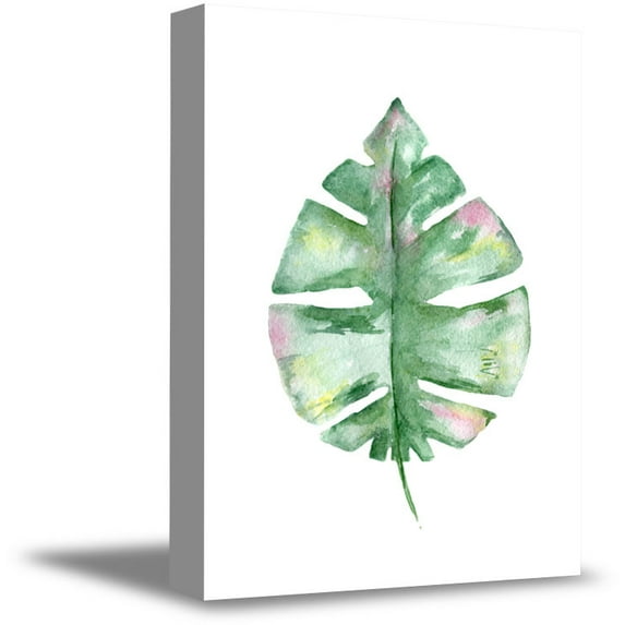 Awkward Styles Natural Canvas Art Plants Painting Decor for Bathroom Inspirational Room Decor Foliage Room Decor Green Grass Framed Art Inspirational Vinyl Art Beautiful Nature Art Home Decor Ideas