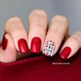 thumbnail image 4 of Whats Up Nails - Red All Over Stamping Polish (Red Holo), 4 of 10