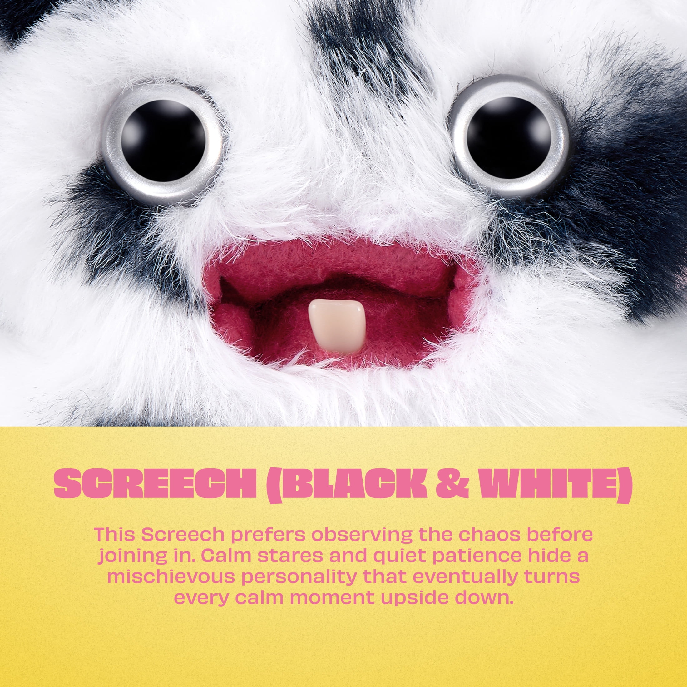 Fuggler Baby Fugg Screech Edition 3.5 Inch Plush Collectible Toy by ZURU Featuring Funny Ugly Monster Design with Mischievous Details, Perfect for Collectors and Fans of Weird Fun