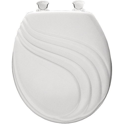 Mayfair Round Swirl Sculptured Toilet Seat