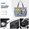 thumbnail image 3 of Kdxio Anchors And Steering Wheel for Beach Bag for Women Large Beach Tote Bag Waterproof Sandproof Swim Bag with Zipper Pockets Beach Vacation Travel, 3 of 7