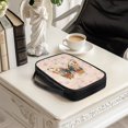 thumbnail image 3 of FKELYI Retro Floral Butterfly 2 Print PU Leather Bible Cover with Handle Book Cover Zippered Church Bible Bag for Prayer Christian Bag Book Carrier Organizer Holder, 3 of 6