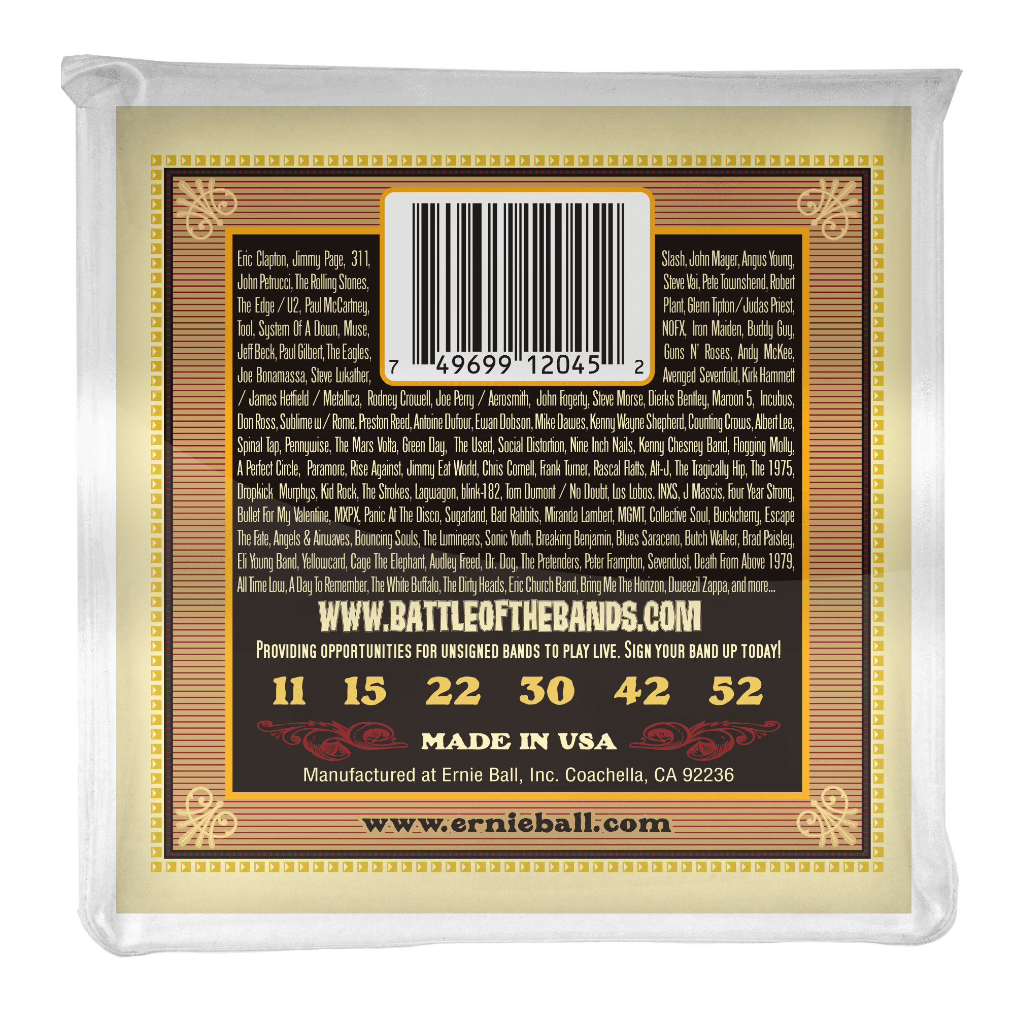 2 PACK Ernie Ball P02045 Earthwood Silk and Steel Soft Acoustic Set, .011 - .052