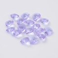 thumbnail image 1 of 20 colgantes de corazón, ideas románticas para San Valentín, dijes de cristal facetados en forma de corazón para hacer joyas., 1 of 2