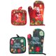 thumbnail image 1 of juegos de manoplas para horno, agarraderas, guantes para horno resistentes al calor y almohadillas aislantes del calor., 1 of 7