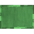 thumbnail image 1 of Ahgly Company Indoor Rectangle Abstract Emerald Green Modern Area Rugs, 7' x 9', 1 of 4