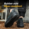 thumbnail image 6 of Steel Toe Shoes for Men & Women Work Shoes Men Steel Toe Shoe for Construction Breathable Anti Smash Sneakers for Warehouse Lightweight Safety Indestructible Sneakers for Industrial, 6 of 10