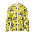 thumbnail image 1 of Fotbe Honeybee Chaqueta con Protección Solar UPF 50+ para Hombre y Mujer, Camisa con Capucha y Bolsillos-Large, 1 of 7