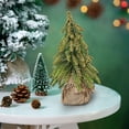 thumbnail image 4 of Vikakiooze Snowflake Flocking Christmas Table Tree Decoration, Super Thick Tree Flocking Small Christmas Tree Table Placing Decoration Christmas Indoor Home Decoration, 4 of 6