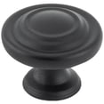 thumbnail image 1 of 1-11/32" Traditional Cabinet Knobs - Matte Black, 8 Pack, 1 of 2