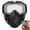 Black Frame + Transparent Lens, variant on A Full-Face Goggle with Anti-Fog High-Definition Lenses - Detachable Outdoor Goggles with Adjustable Ski Mask
