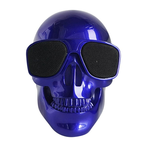 TIMIFIS Bluetooth Speakers Portable Skeleton Skull Bluetooth Wireless Speaker Halloween Radio Speaker Gift Gift
