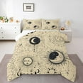 thumbnail image 2 of Manfei Hippie Astrology Bedding Comforter Set for Teens, Mystic Moon Sun Galaxy Twin Comforter Sets, Wheat Bohemian Style Bedding Set, Super Cozy Room Decor, 2 Pieces, 2 of 8