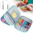 thumbnail image 3 of Delaman Crochet Hooks Set TPR Crochet Hooks Set DIY Craft Knitting Needles Stitching Weaving Tool Kit with Storage Case Sewing Accessories, 3 of 8