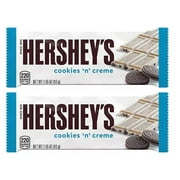 2 Pack of HERSHEY'S Cookies 'n' Creme Candy - perfect for sharing | 1.55 OZ a Bar | Buy from RADYAN
