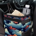 thumbnail image 6 of Cloud Foldable Car Trash Can with Lid, Leak-Proof, and Hanging Storage Bag - Trash Can for Car and Car Trash Bin, 6 of 6