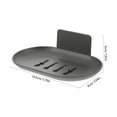 thumbnail image 2 of YUYUETIME 1Set Modern Rectangular Wall Mounted Soap Dish Holder for Shower 5.7x3.5x2in Home Use, 2 of 8