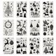 thumbnail image 1 of Xihbxyly Ofertas Por Tiempo Limitado Hoy Juego de 12 Plantillas Navideñas Reutilizables para Dibujar y Pintar., 1 of 4