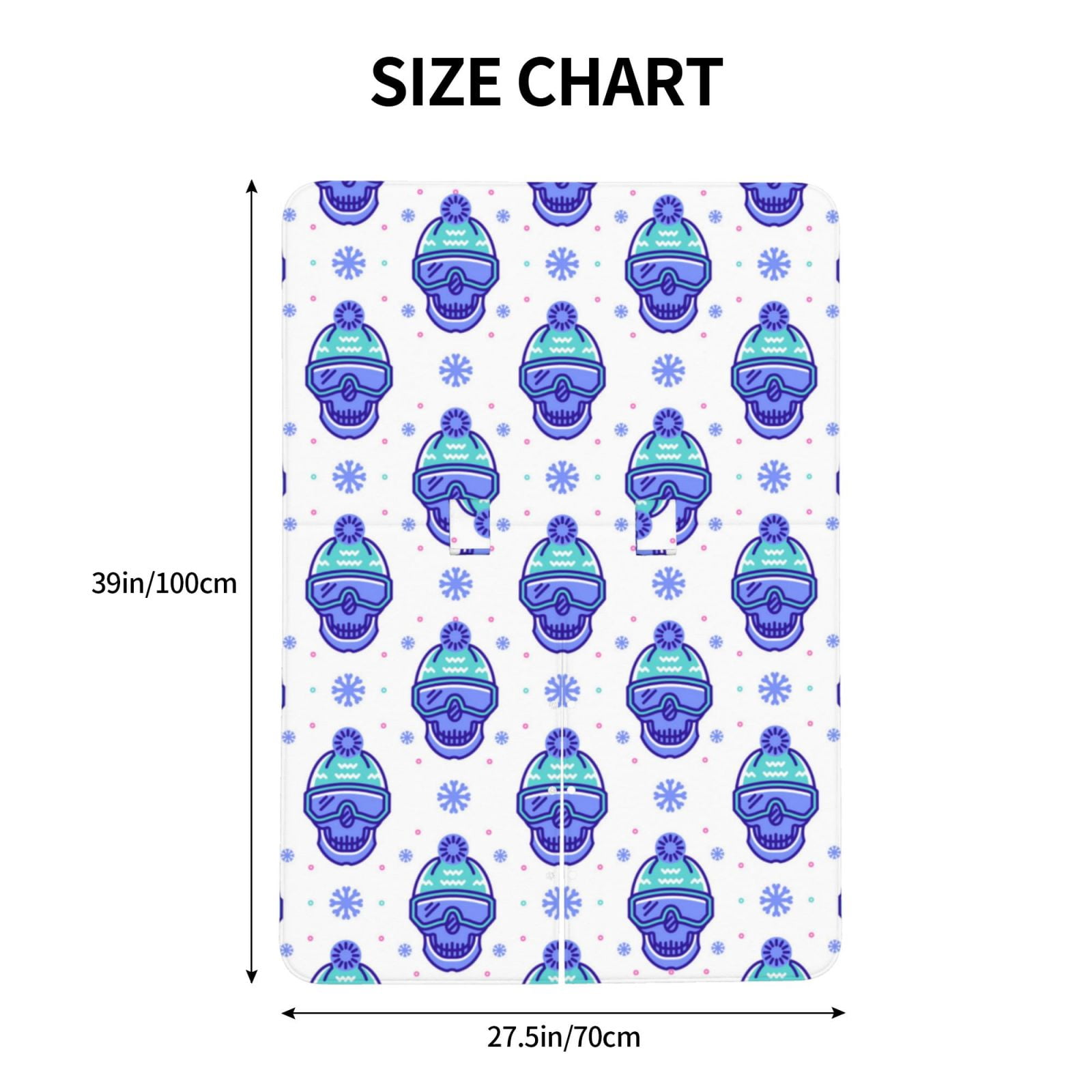 Car Seat Cover Baby - Winter Snowflake Skiing Skull Breathable Infant Car Seat Cover for Baby Carseat, Lightweight Comfort Baby Essentials Must Haves Newborn Stuff for Girl Boy