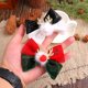 thumbnail image 3 of Pinzas para el pelo navideñas SUSUchens, horquilla con lazo de asta y bola de pelo, accesorio para el pelo navideño con lazo para mujer y niña, color rojo y negro, 3 of 8