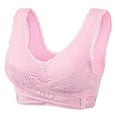 thumbnail image 1 of MIASHUI Bras for Women Front Side Buckle Lace Edge without Steel Ring Movement Seamless Gathering Adjustment Yoga Sleep Large Bra, 1 of 4