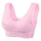 thumbnail image 1 of Gibobby Brasier sin Varillas Mujer Sujetador grande para dormir con hebilla lateral frontal para mujer, sin movimiento de anillo de, ajuste de reunión sin costuras(Rosa,4X-Grande), 1 of 4