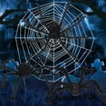 thumbnail image 5 of DODOING Halloween Spider Decoration Black Halloween Prop Giant Scary Haunted House Prop Indoor Outdoor(50CM/75CM/90CM Simulation Spider/Black), 5 of 8