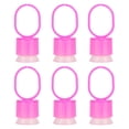 thumbnail image 2 of Juego de 50 vasos desechables para tinta de tatuaje con soporte de esponja para pigmento, maquillaje permanente, color rojo, 2 of 14