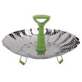 thumbnail image 2 of Stainless Steel Vegetable Steaming Basket Stainless Steel Steaming Basket Vegetable Folding Steaming Basket Vegetable Steaming Basket Stainless Steel Folding Steaming Basket, 2 of 8