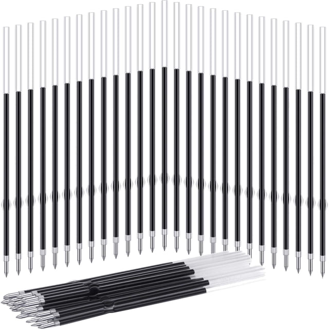 100 Ink Pen Replaceable Ballpoint Pen 0.7mm Smooth Writing Pen For Retractable Pens School 500ml Small Pen Ink Pens Fine Point Small Agenda Pens Fine Point Pens Disposable Pens Ink Executive Pen Pen