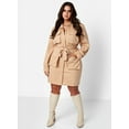 thumbnail image 2 of Rebdolls Women's Plus Cargo Mini Dress - Beige - Medium, 2 of 5