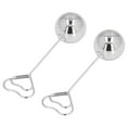 thumbnail image 3 of 2Pcs Table Number Holder Heart Shaped Firm Stable Premium Metal Sturdy Durable Wide Application Place Card HolderSilver, 3 of 14