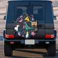 thumbnail image 3 of Kll Cute Funny Animals Tire Cover,Universal Wheel Tire Cover For Trailer, Rv, Suv, Truck,Camper And Many Vehicle,(17 Inch), 3 of 7
