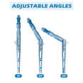 thumbnail image 5 of BLUEWING Adjustable Bent Rod Butt Heavy Duty Aluminum Alloy Rod Butt with Adjustable Angles at 0°, 30°, and 60° for Offshore Fishing, Up to 800lb Test, #6 Long Blue V2, 5 of 7